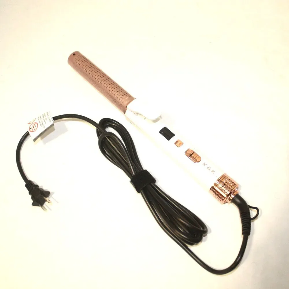K&K Professional Infrared 28mm Ceramic Curling Iron 450F 80W QY-2038